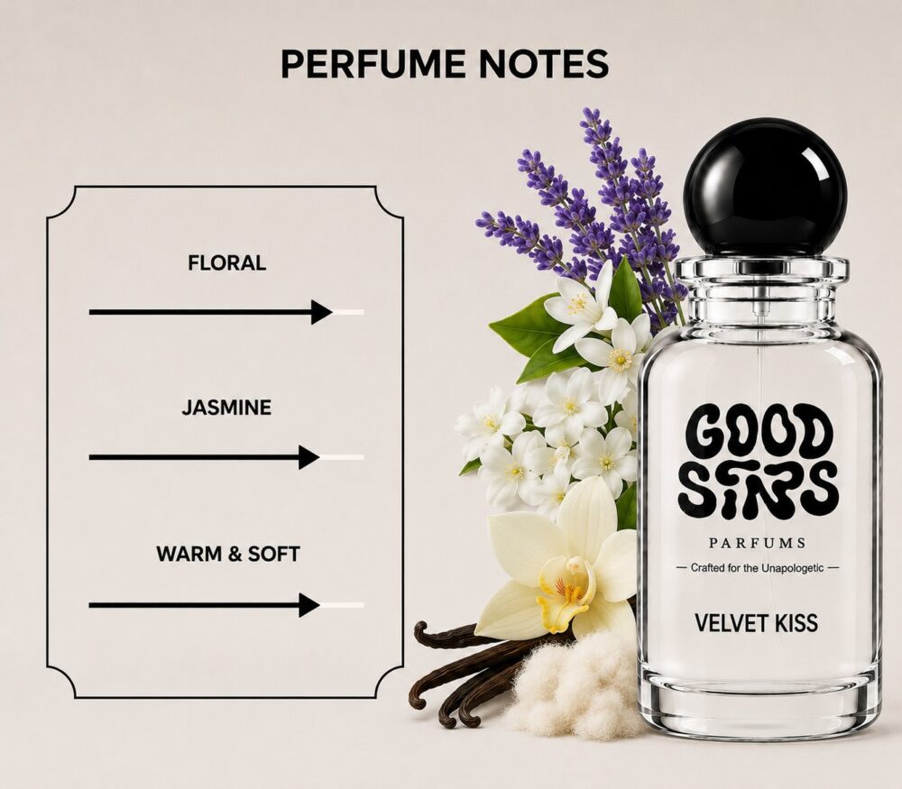 Velvet Kiss - Floral Vanilla Perfume 50ml